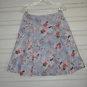 circle skirt with pleats